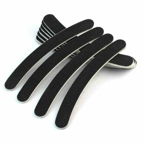 Boomerang Nail File, Black, 100 / 100